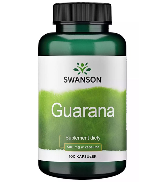 SWANSON Guarana 500mg 100kaps.