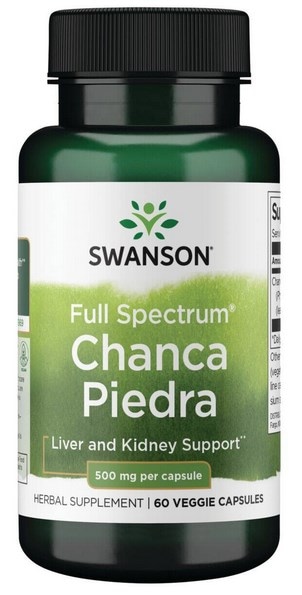 SWANSON Chanca Piedra 500mg, 60 vcaps.