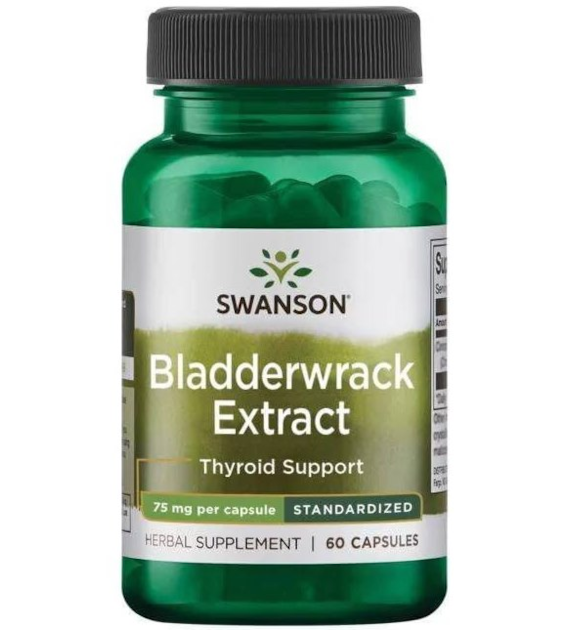 SWANSON Bladderwrack Leaves 60kaps. - Morszczyn Pęcherzykowaty
