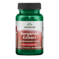 SWANSON Bergamot Extract 500mg, 30vcaps.