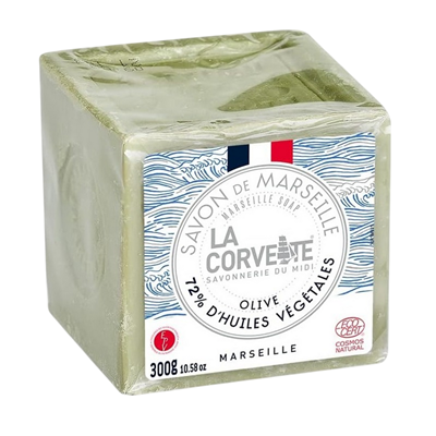 Mydło marsylskie 72% oliwka ECOCERT 300g LA CORVETTE