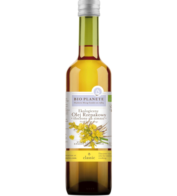 BIO PLANETE Olej rzepakowy virgin BIO 500ml