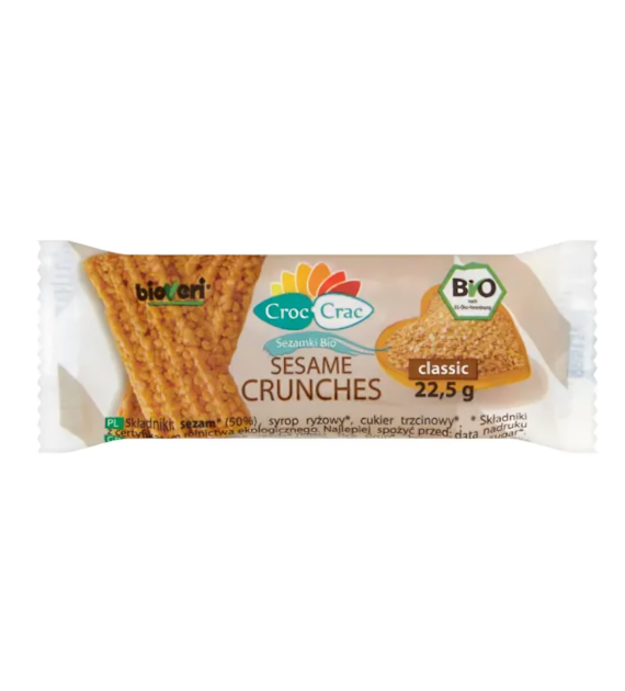 BIOVERI Sezamki Croc-Crac classic BIO 22,5g