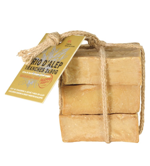 Mydło z Aleppo oliwkowo-laurowe 3x80g sznurek TADE