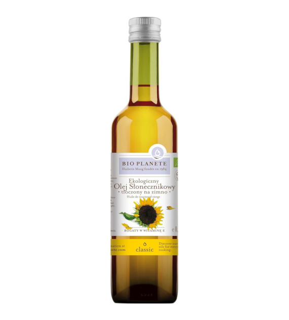 BIO PLANETE Olej słonecznikowy virgin BIO 500ml