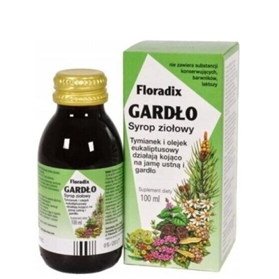 FLORADIX Gardło syrop ziołowy 100ml
