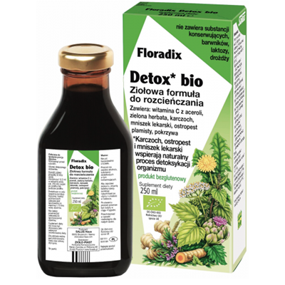 FLORADIX Detox BIO ziołowa formuła do rozcieńczania 250ml