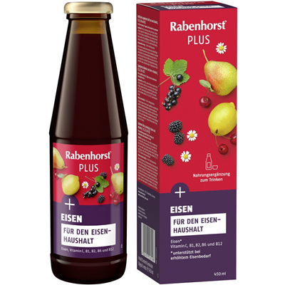 RABENHORST Bogactwo żelaza PLUS 450ml