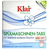 KLAR Tabletki do zmywarek ECO 25 sztuk