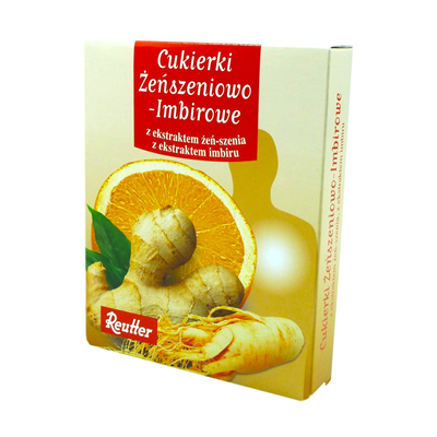 Cukierki Żeńszeń + Imbir 50g REUTTER