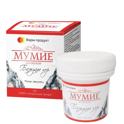 Balsam Gór mumio oczyszczone shilajit ałtajskie 50g