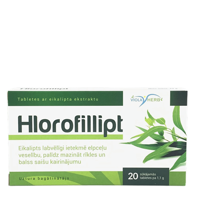 Chlorofillipt tabletki z eukaliptusa 20 szt. VIOLA HERB