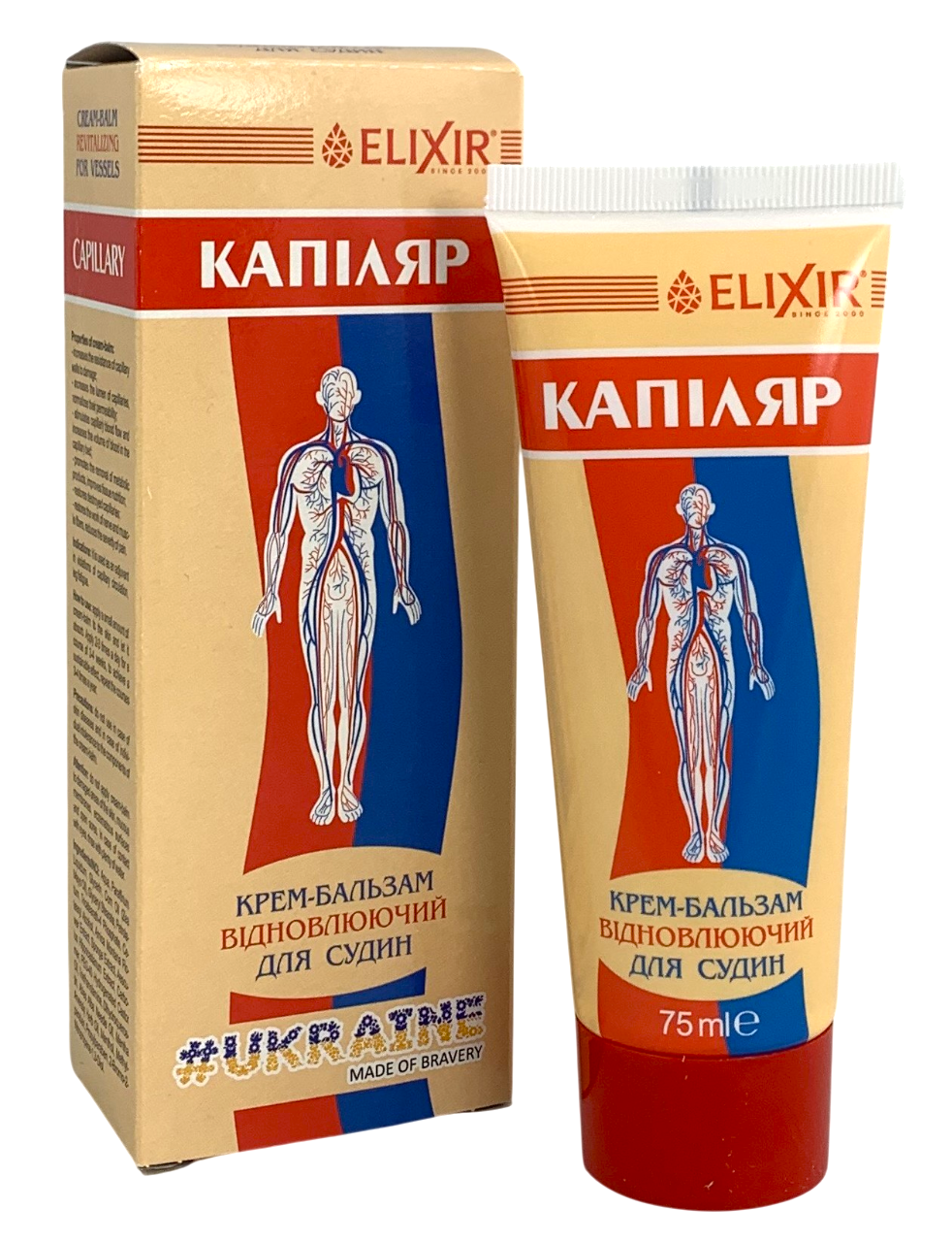 ELIXIR Krem-balsam Kapilar z modrzewia syberyjskiego 75ml (Ukraina)