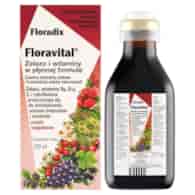 FLORADIX Floravital produkt bezglutenowy żelazo i witaminy płyn 250ml