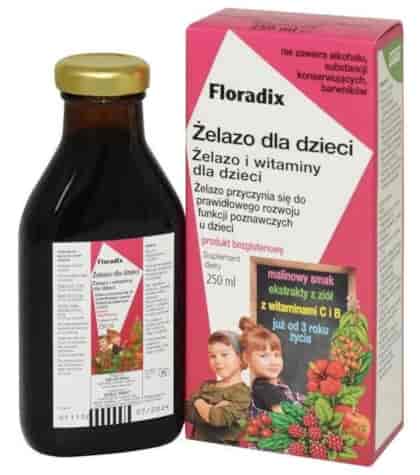 FLORADIX Żelazo i witaminy dla dzieci 250ml