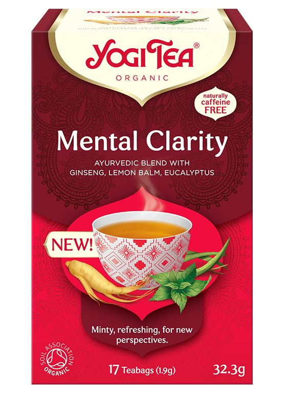 YOGI TEA Herbatka Mental Clarity - jasność umysłu BIO 17*1,9g