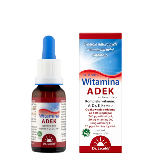DR. JACOB'S Witamina ADEK w kroplach 20ml