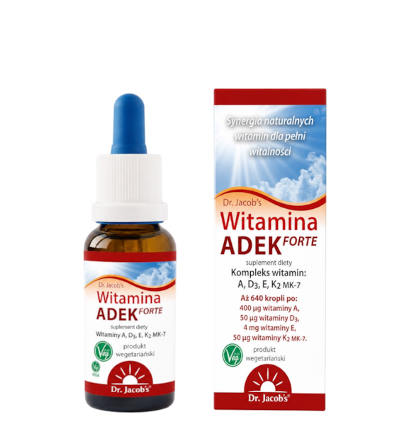 DR. JACOB'S Witamina ADEK FORTE w kroplach 20ml