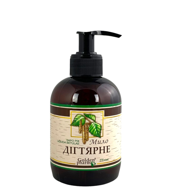 GOLDEN PHARM Mydło dziegciowe w płynie 270ml