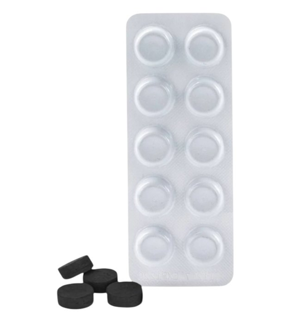 Węgiel aktywny 250mg, 10 tabl. FARMAKOM