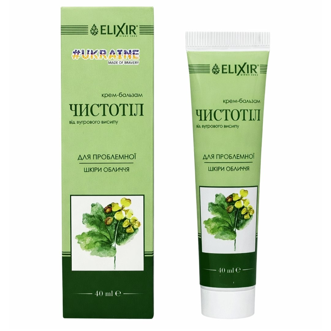 ELIXIR Krem z glistnikiem do cery tłustej, trądzikowej 40ml