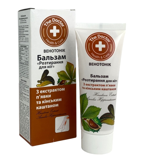 DOMOWY DOKTOR Krem-balsam do nóg z ekstraktem pijawki i końskim kasztanem 75ml