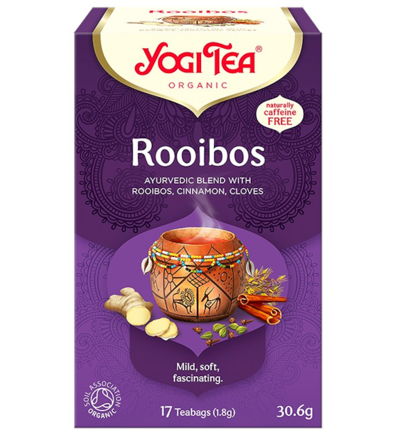 YOGI TEA Herbatka Rooibos z cynamonem i goździkami BIO 17*1,8g