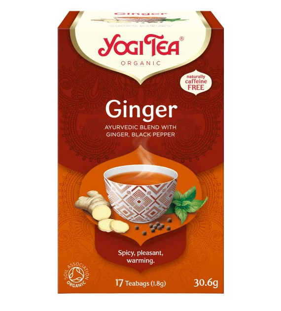 YOGI TEA Herbatka Ginger - imbirowa BIO 17*1,8g