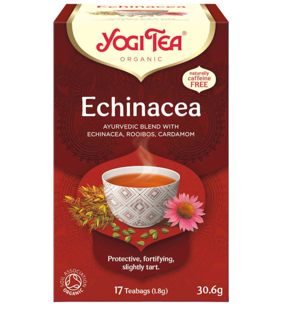 YOGI TEA Herbatka Echinacea z jeżówką purpurową BIO 17*1,8g