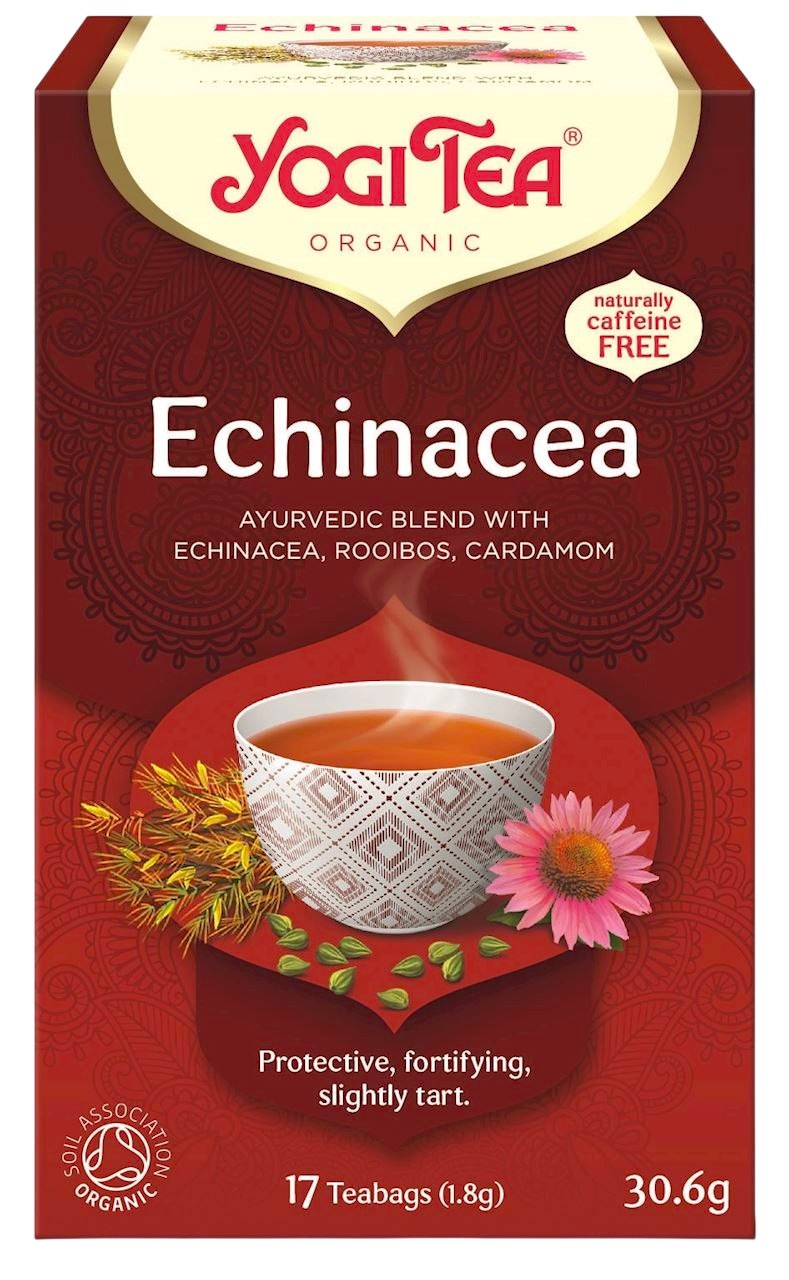 YOGI TEA Herbatka Echinacea z jeżówką purpurową BIO 17*1,8g