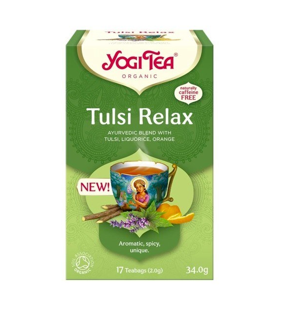 YOGI TEA Herbatka Tulsi Relax BIO 17*2g