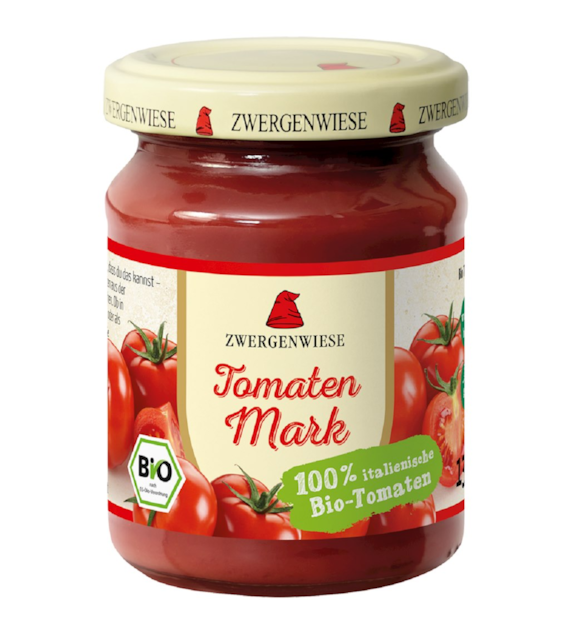 ZWERGENWIESE Koncentrat pomidorowy 22% BIO 130g bezglutenowy
