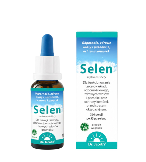 DR. JACOB'S Selen w kroplach 20ml