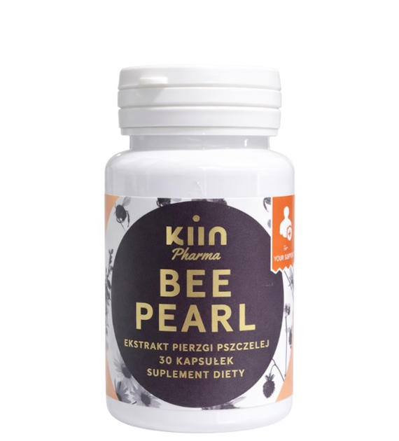 Bee Pearl ekstrakt z pierzgi pszczelej 30kaps. KIIN PHARMA