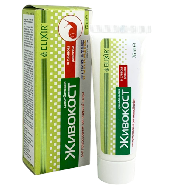 ELIXIR Krem-balsam żywokost ze śluzem ślimaka 75ml