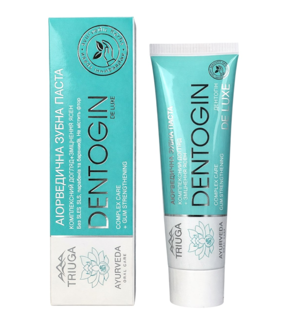 TRIUGA Pasta do zębów ajurwedyjska wzmacniająca dziąsła bez fluoru 100g