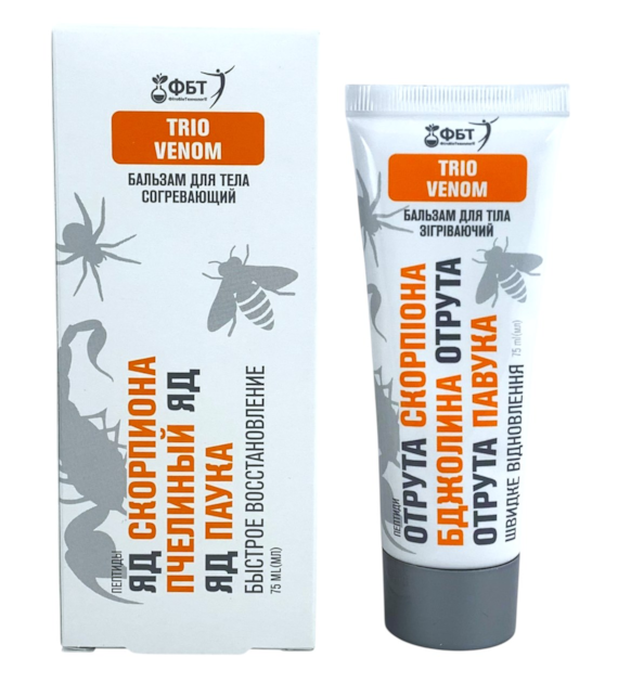 FBT Krem-balsam 3 jady - skorpiona, pszczeli i pająka rozgrzewający 75ml GOLDEN PHARM