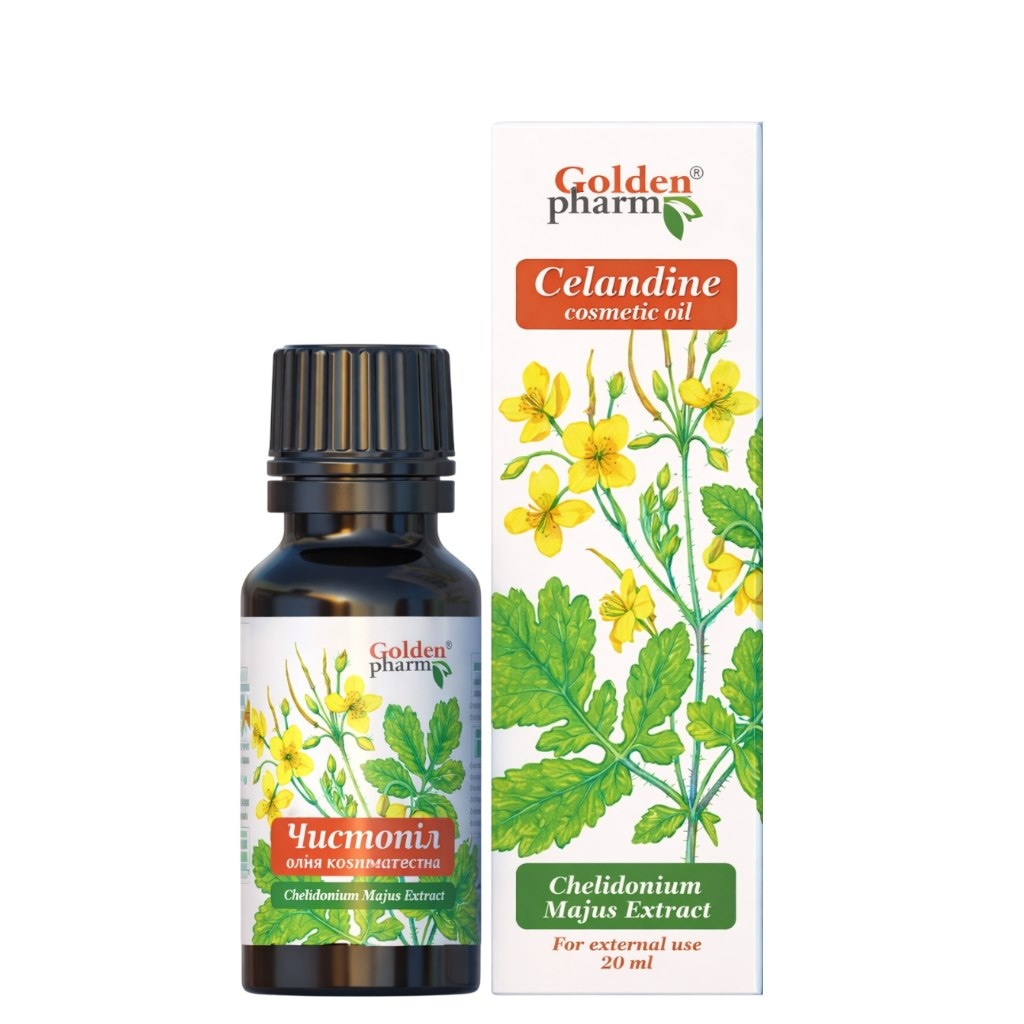 GOLDEN PHARM Olejek z glistnika jaskółcze ziele 20ml