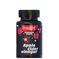 GOLDEN PHARM Ocet jabłkowy żelki wegańskie 500mg, 60 szt.