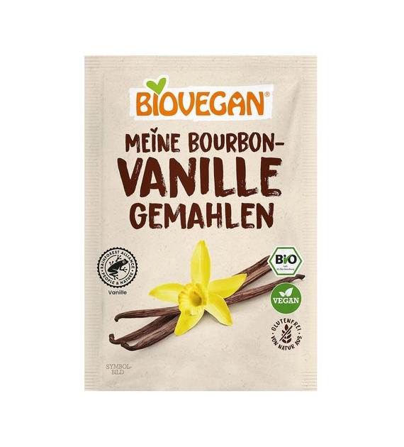BIOVEGAN Wanilia mielona Bourbon BIO 5g bezglutenowa