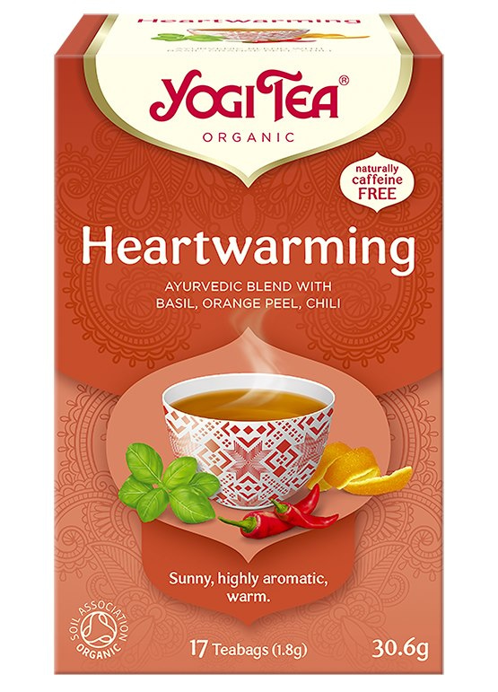 YOGI TEA Herbatka Heartwarming - radość życia BIO 17*1,8g