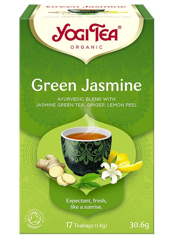 YOGI TEA Herbata Green Jasmine - zielona jaśminowa BIO 17*1,8g