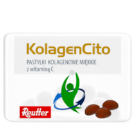 KolagenCito Pastylki kolagenowe miękkie z witaminą C 48g REUTTER