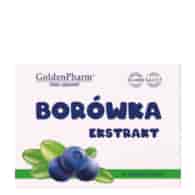 GOLDEN PHARM Borówka czarna ekstrakt z cynkiem 50 tabl.