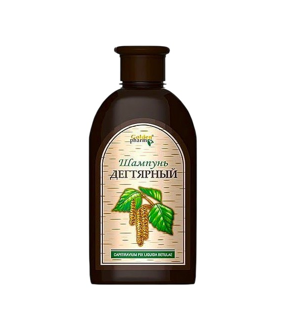 GOLDEN PHARM Szampon dziegciowy 250ml