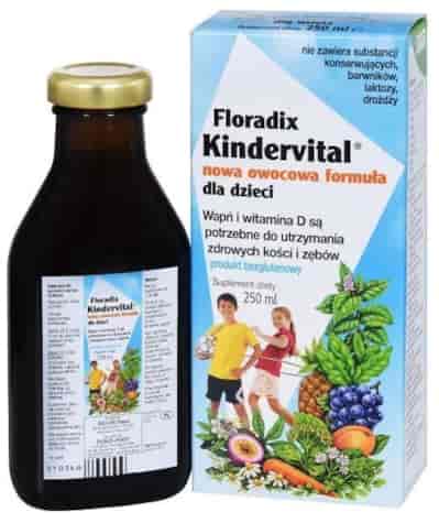 FLORADIX Kindervital nowa owocowa formuła dla dzieci 250ml