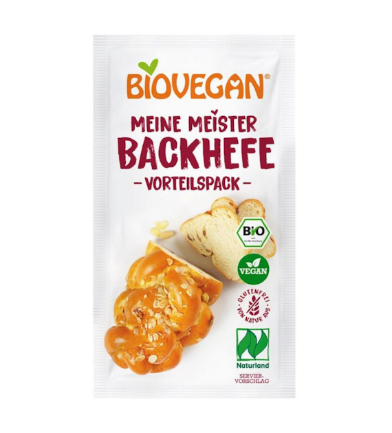 BIOVEGAN Drożdże suszone bezglutenowe BIO 7g