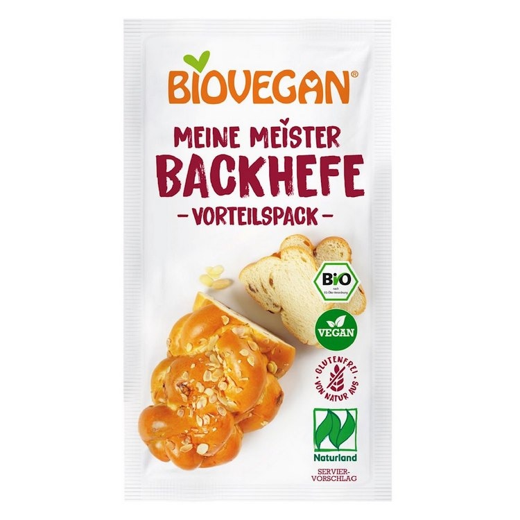 BIOVEGAN Drożdże suszone bezglutenowe BIO 7g