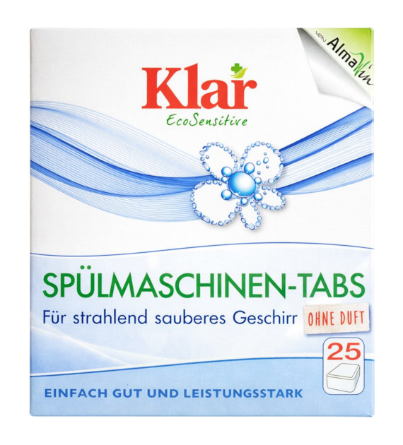 KLAR Tabletki do zmywarek ECO 25 sztuk