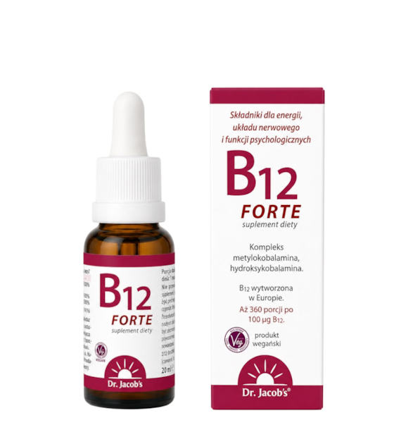 DR. JACOB'S Witamina B12 FORTE w kroplach 20ml